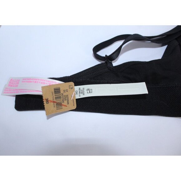 Pink By Victoria's Secret 38 D Black Solid Push Up Lightly Padded Unwired NWT - Picture 10 of 15